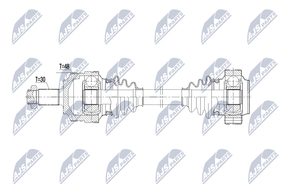 NTY NPW-BM-225 Antriebswelle