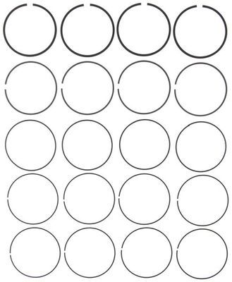 Juego de anillo para pistón