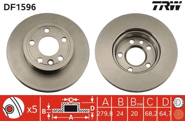 PAIRE DE DISQUES  9900