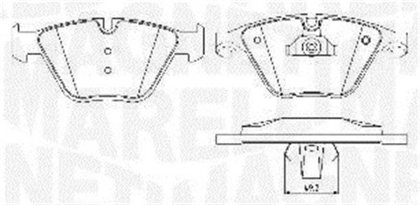 Brake Pad Set, disc brake 363916060582