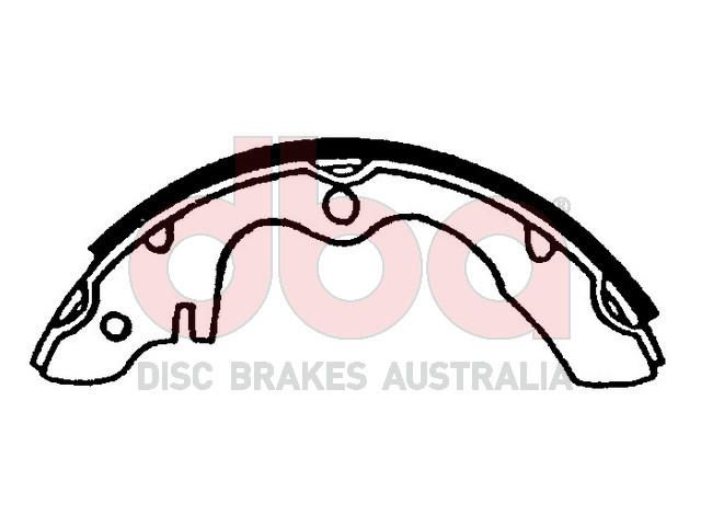 Street Series Brake Shoes [Asia/Ford/Mazda 1977-97 260mm] - TecDoc Only