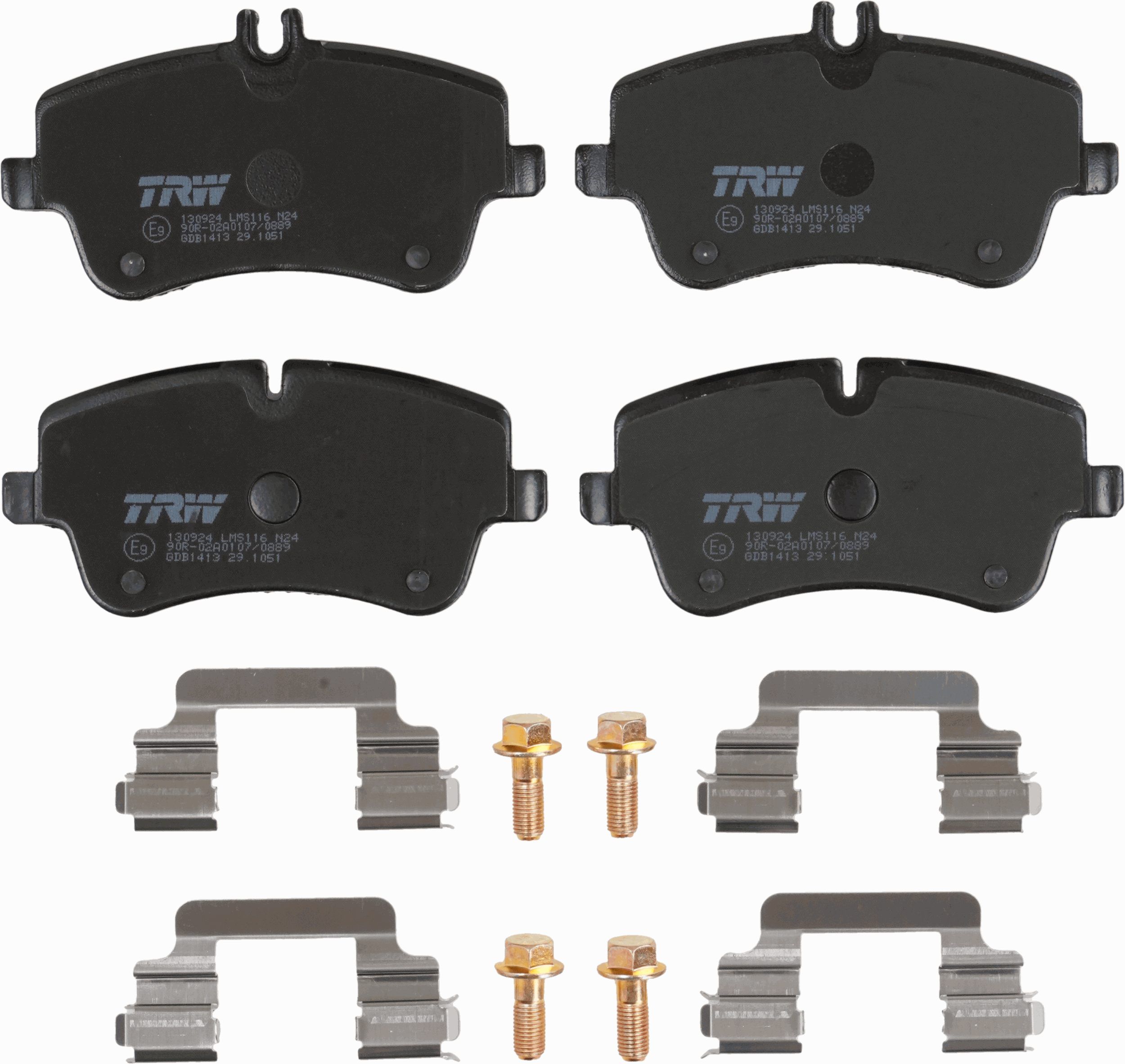 TRW DISC BRAKE PADS - TecDoc 2