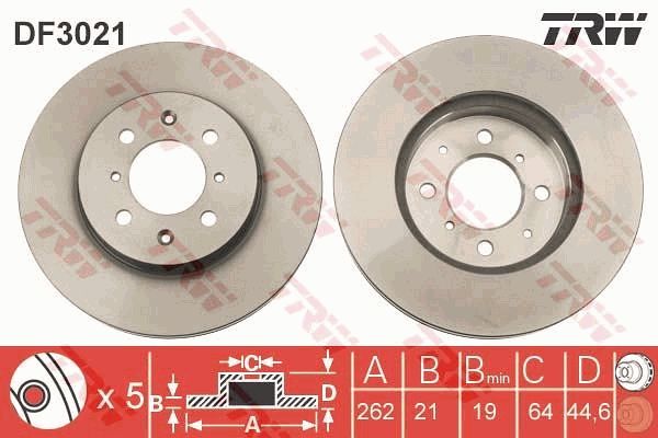 PAIRE DE DISQUES  9900