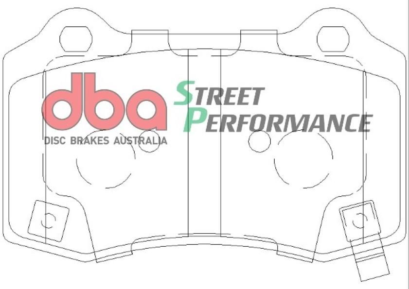 DBA SP PERFORMANCE BRAKE PADS [ Ford XR/ Holden SS Redline / Chrysler 300C SRT8 R ] - TecDoc Only