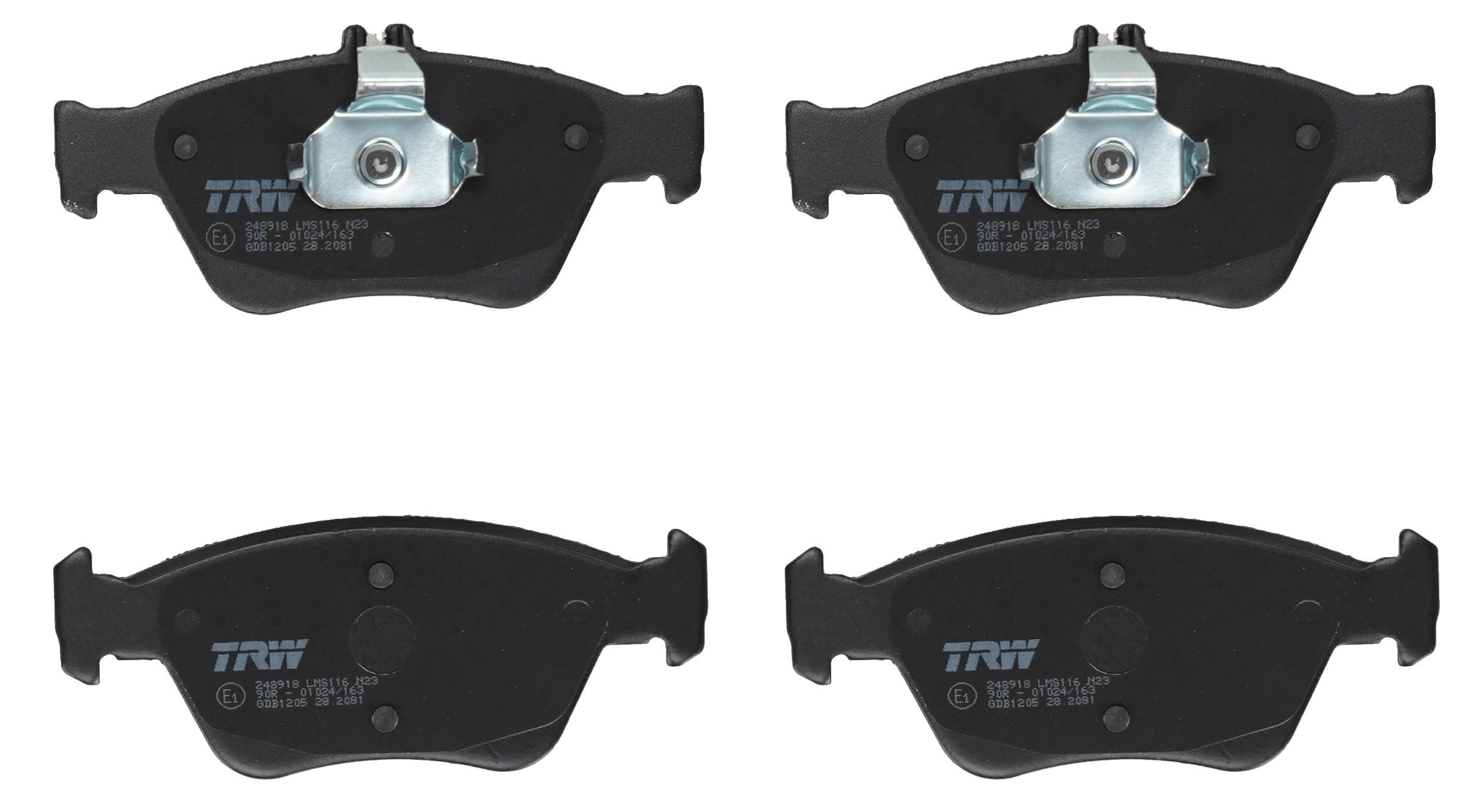 TRW DISC BRAKE PADS - TecDoc 2