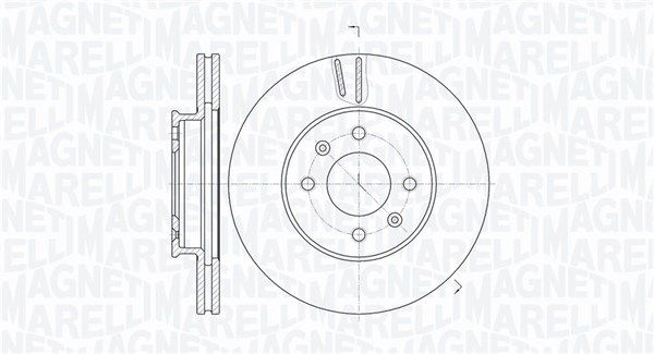 361302040536 MAGNETI MARELLI féktárcsa