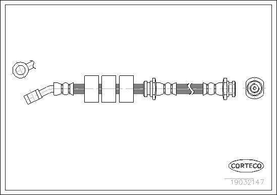 FLEXIBLE DE FREIN SUZUKI  0705