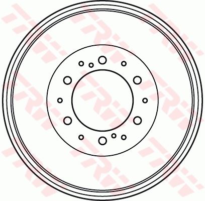 TRW BRAKE DRUM - TecDoc 2