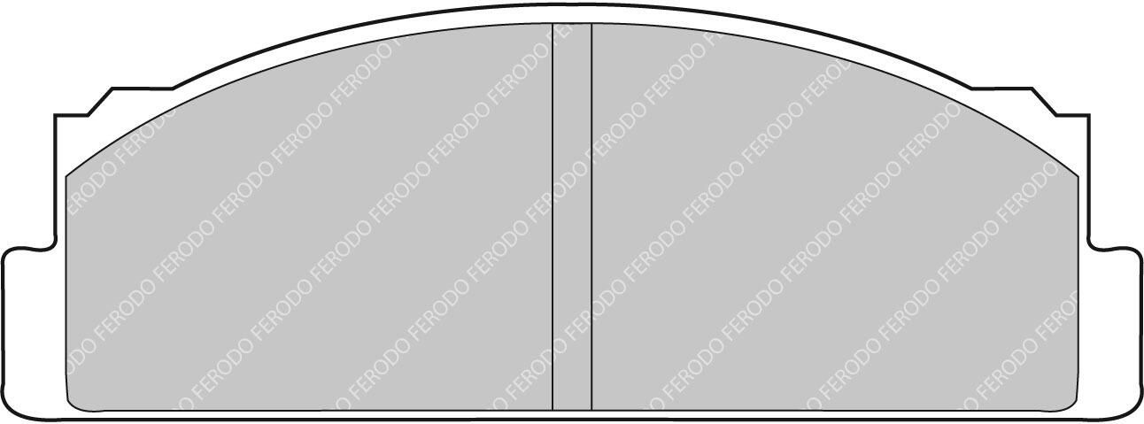 Ferodo Racing FCP29H - Bremsbelagsatz, Scheibenbremse