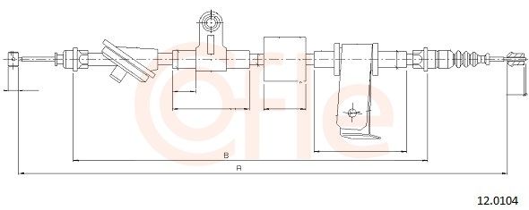 COFLE 12.0104 - Seilzug, Feststellbremse