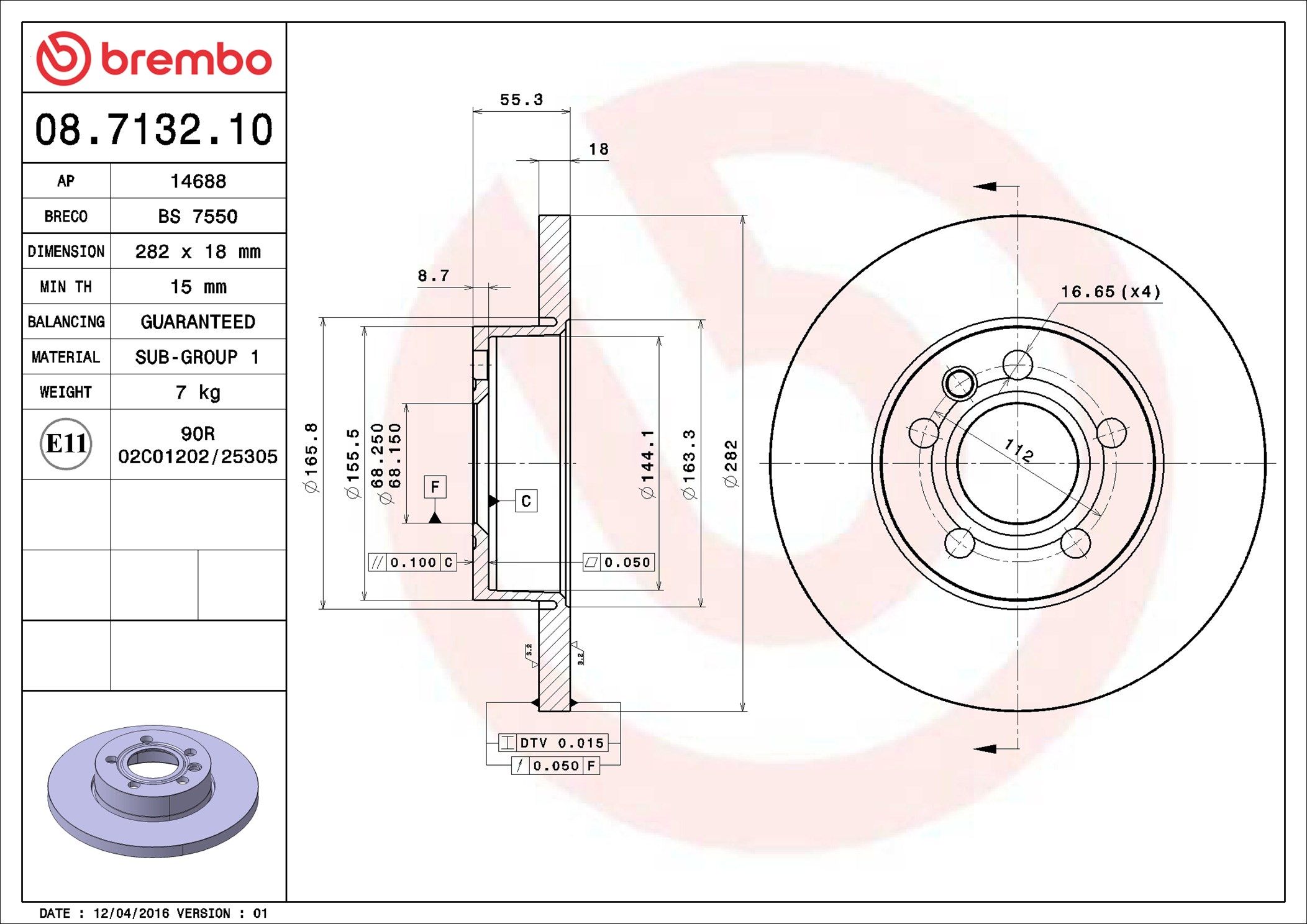 VW TRANSPORTER T4 94-04 (FRT) - TecDoc 1