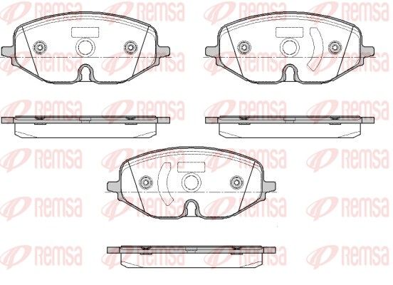 Brake Pad Set, disc brake 1906.01