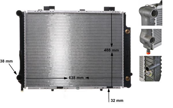 Radiador, refrigeración del motor