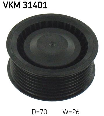 Polea de inversión/guía, correa poli V