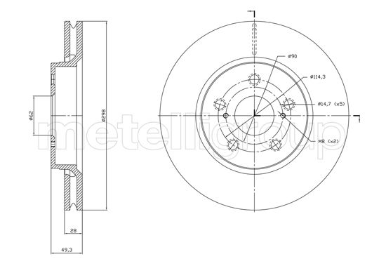 Brake Disc 23-1840C