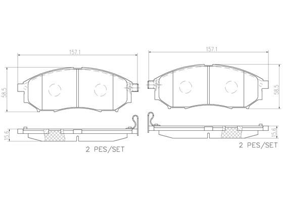 NISSAN PATHFINDER R51 10-13 (FRT) *Thickness 16mm - TecDoc 1