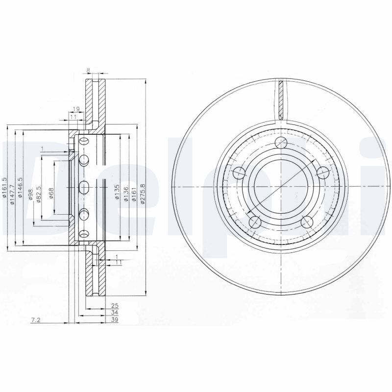 Brake Disc BG2518