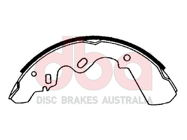 Street Series Brake Shoes [Holden Rodeo/Shuttle 254mm] - TecDoc Only