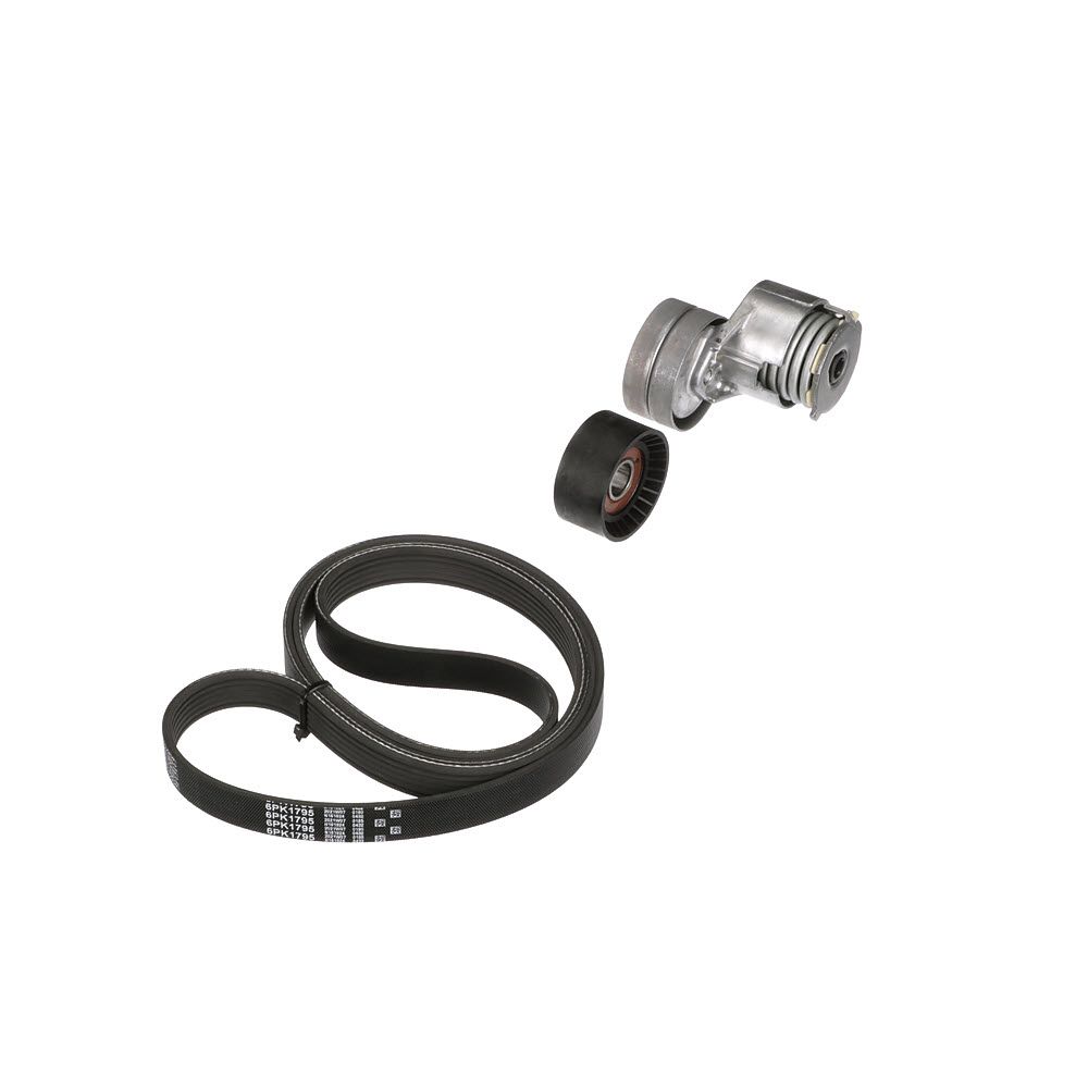 V formos rumbuotas diržas, komplektas