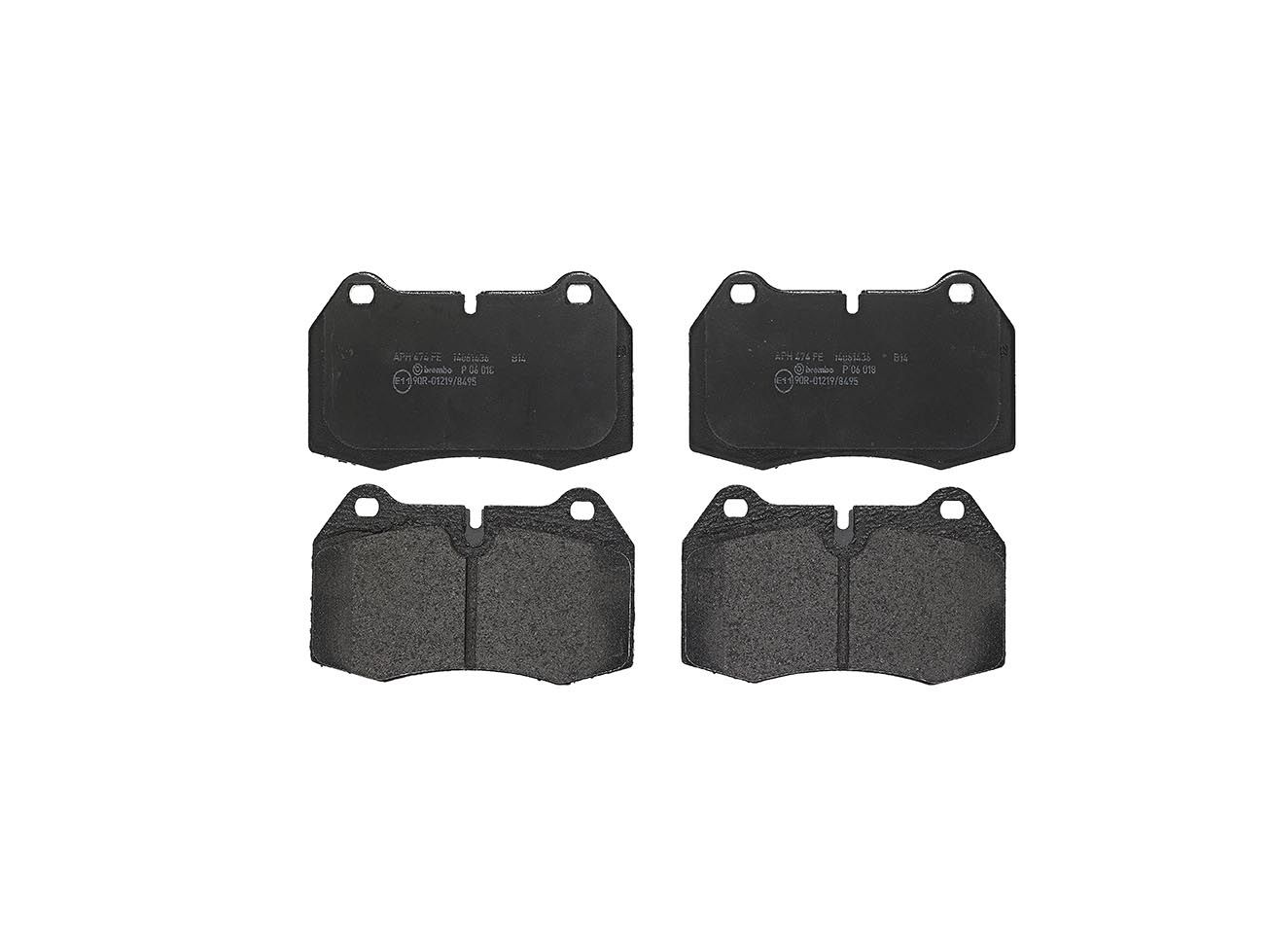 BREMBO P 06 018 - Bremsbelagsatz, Scheibenbremse PRIME LINE