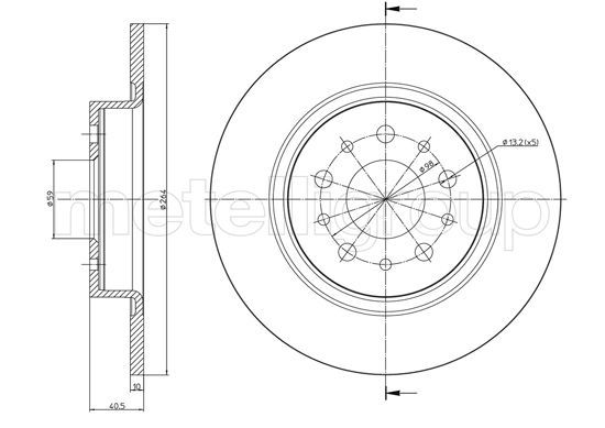 Brake Disc 800-1506C