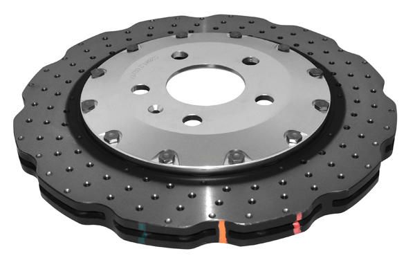5000 Fully Assembled 2-piece Clear Anodised Hat Cross-drill and Dimple WAVE Disc KP [ Audi RS4-RS5 R ] DBA52835.1Wrings - TecDoc 1
