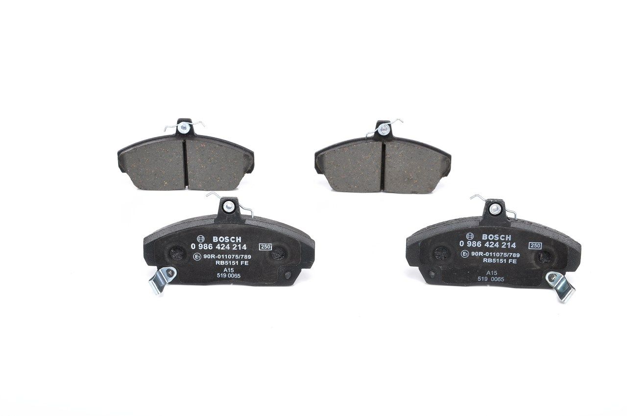 Brake Pad Set, disc brake 0 986 424 214