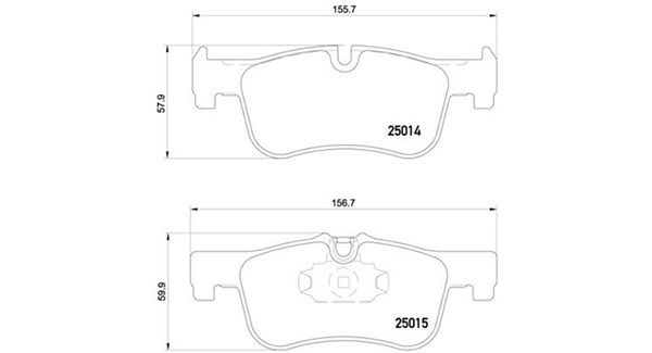 Bremsbelagsatz, Scheibenbremse