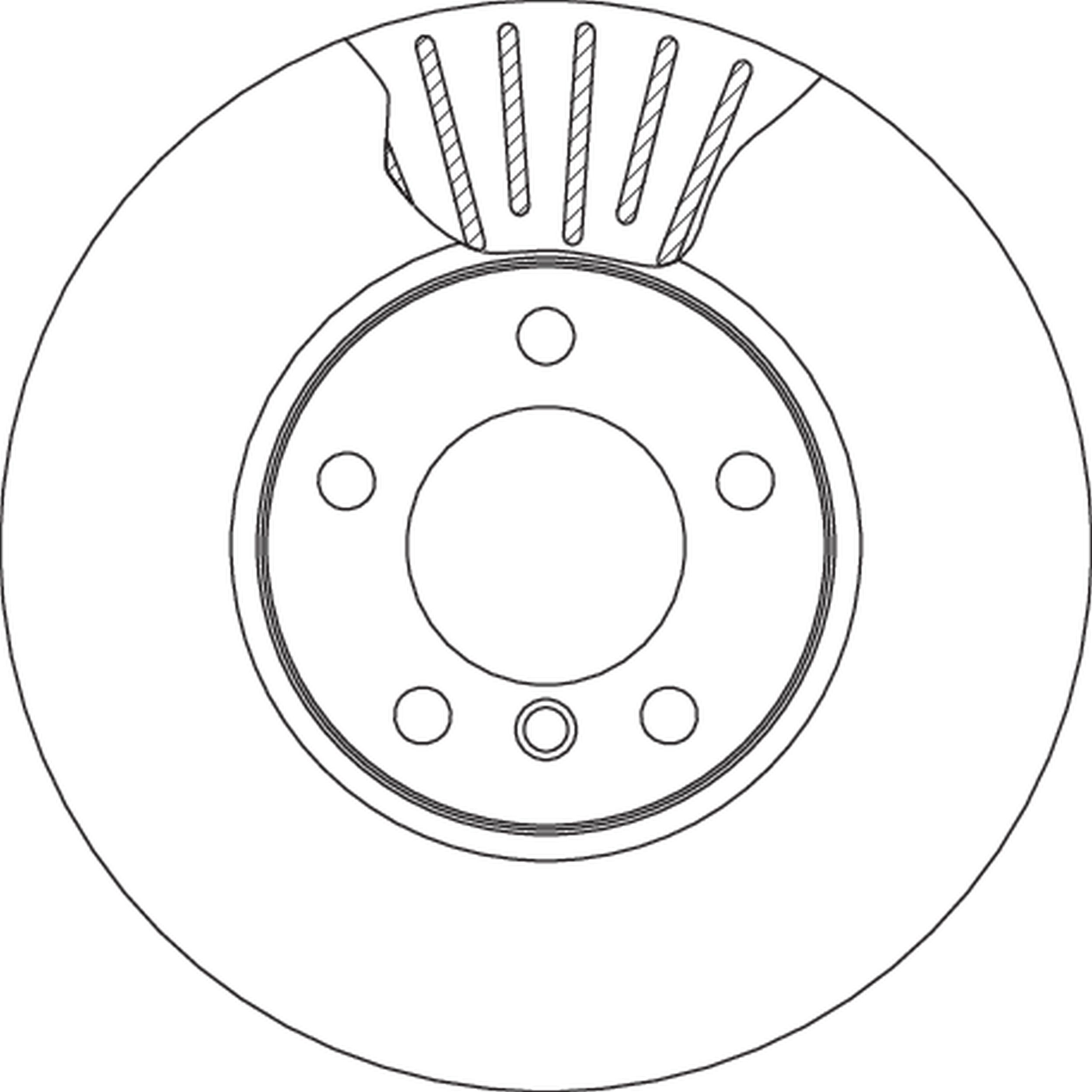 TRW BRAKE DISC - TecDoc 2