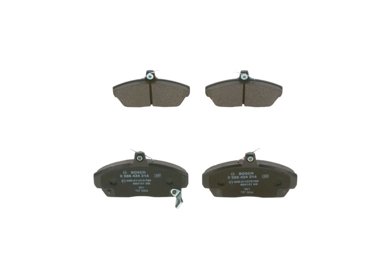 BOSCH 0 986 424 214 Brake Pad Set, disc brake