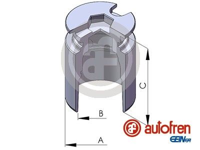 Piston, brake caliper D025122