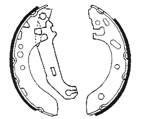 Bremsbackensatz