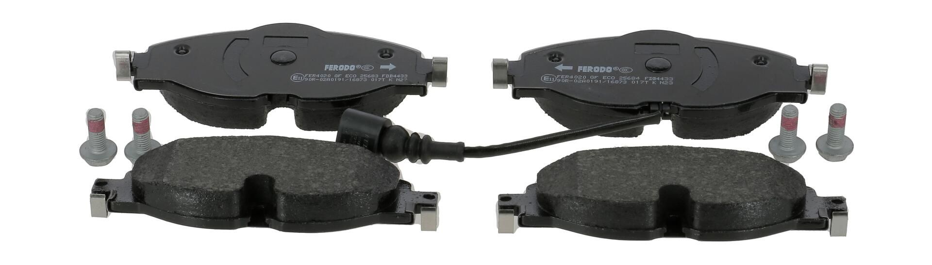 FERODO FDB4433 - Bremsbelagsatz, Scheibenbremse PREMIER ECO FRICTION