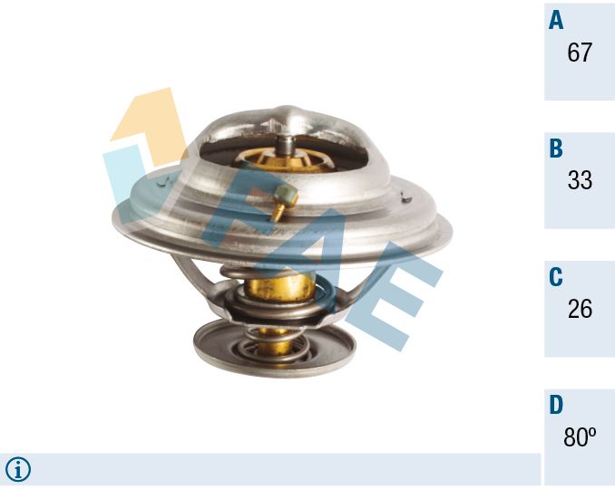 FAE 5307280 - Thermostat, K&uuml;hlmittel