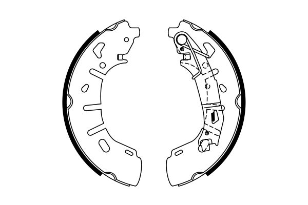 Brake Shoe Set 0 986 487 773