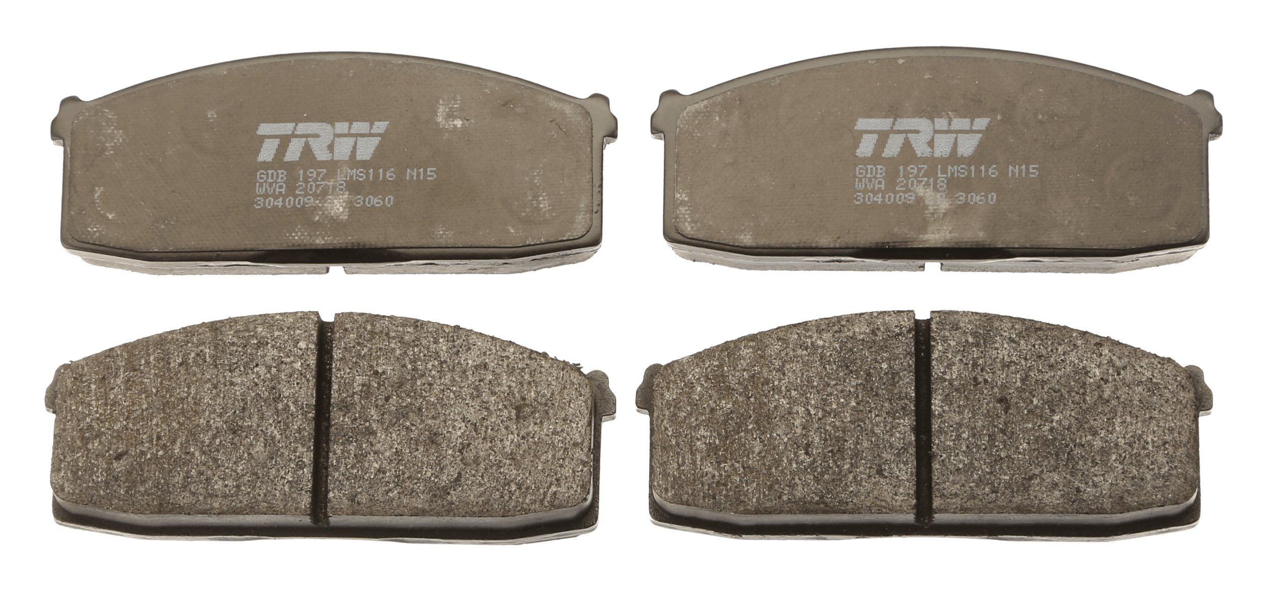 TRW DISC BRAKE PADS - TecDoc 2