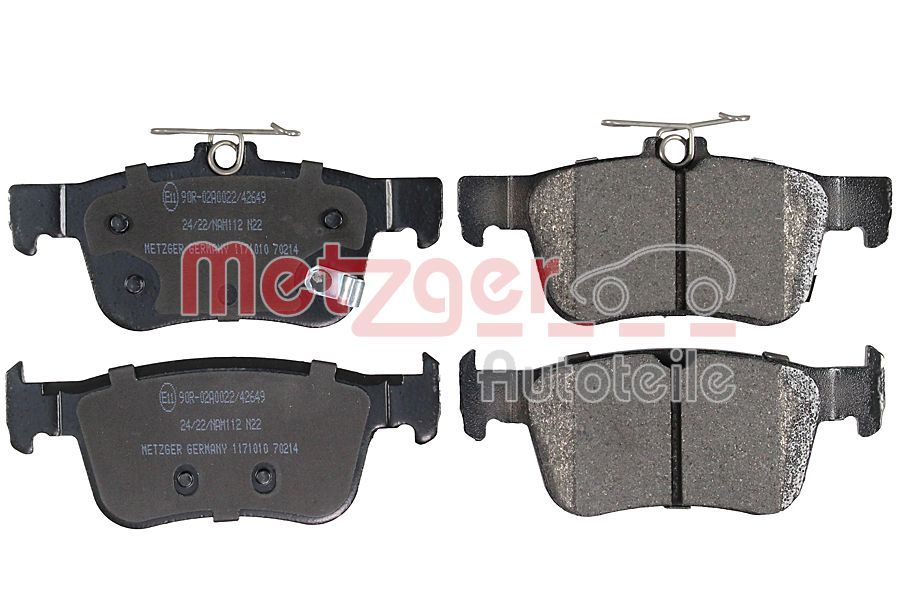 Brake Pad Set, disc brake 1171010