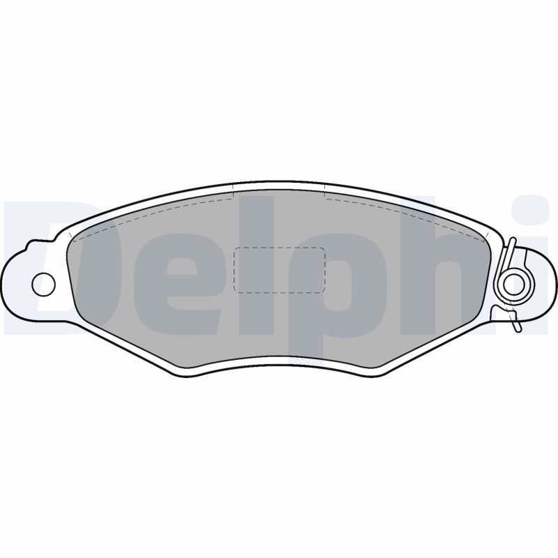 Brake Pad Set, disc brake LP1519