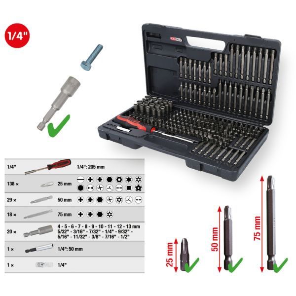 Set, Schraubendreher-Einsatz (Bits) Set, Schraubendreher-Einsatz (Bits)