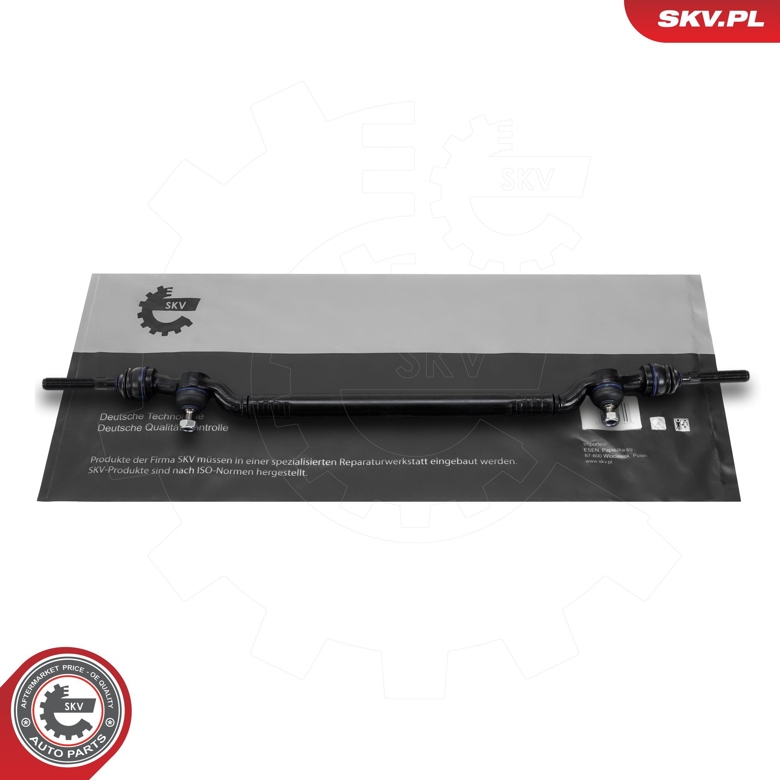 Axialgelenk, Spurstange