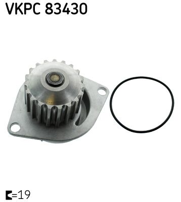 Water Pump, engine cooling VKPC 83430