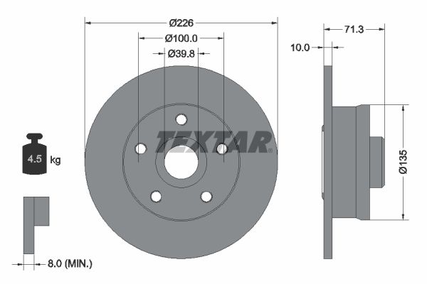 Brake Disc 92153800