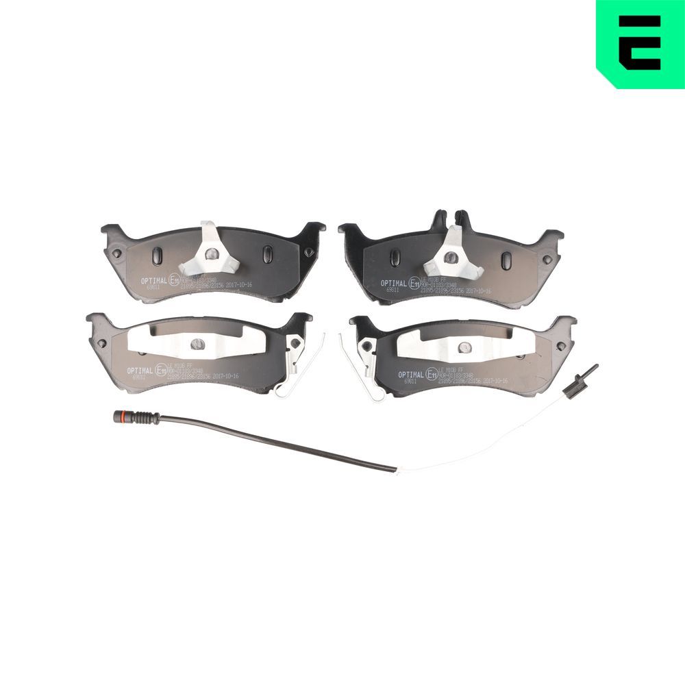 OPTIMAL BP-69811 - Bremsbelagsatz, Scheibenbremse