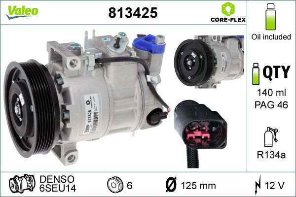 Compressor, air conditioning 813425