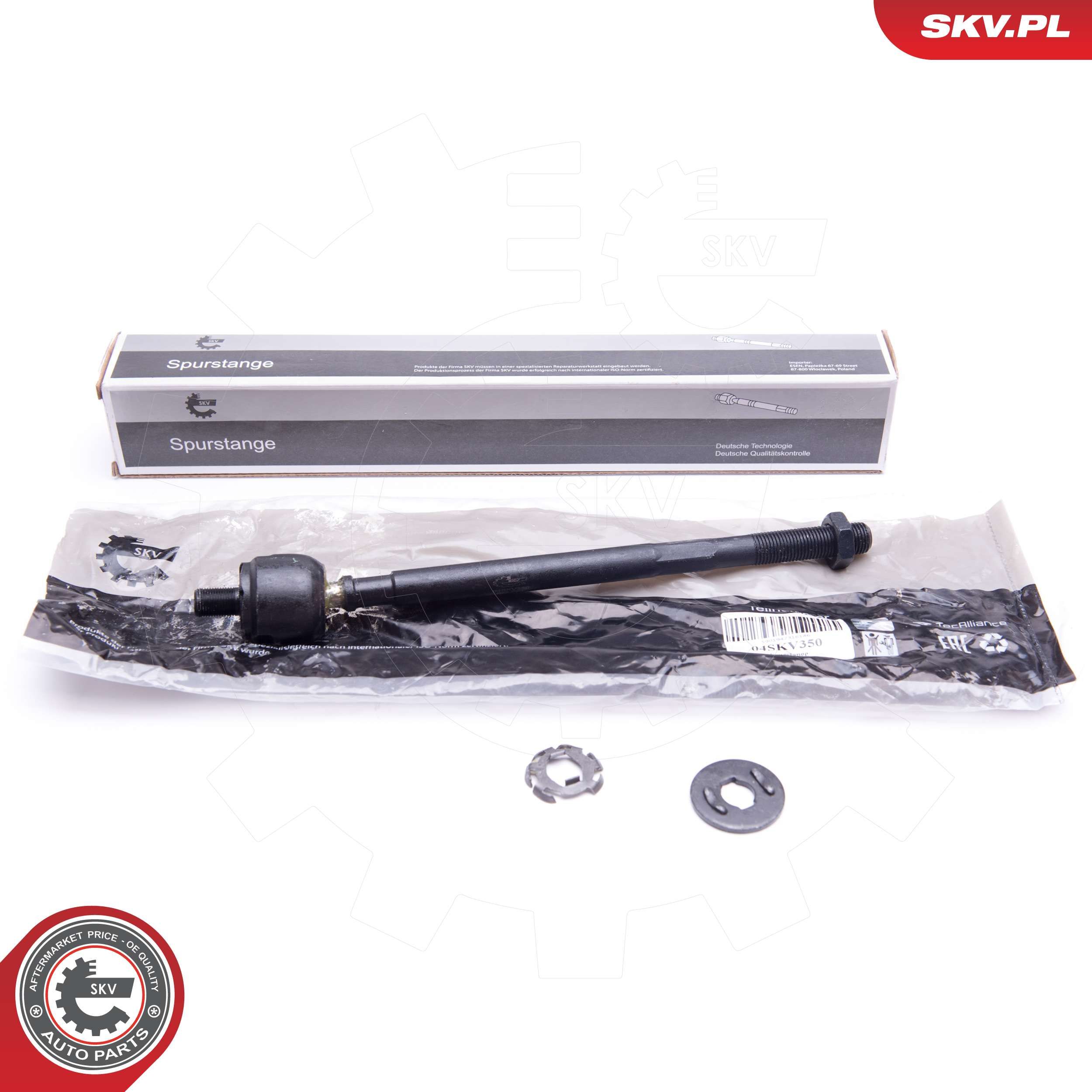 Axialgelenk, Spurstange