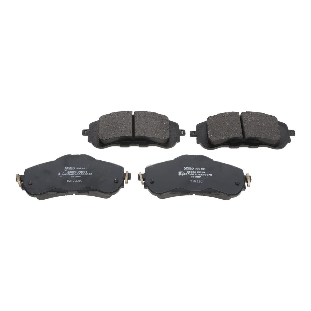 Brake Pad Set, disc brake 302451