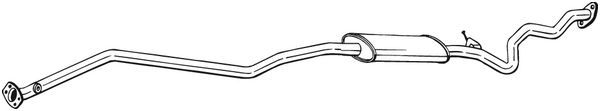 BOSAL 293-011 - Mittelschalld&auml;mpfer