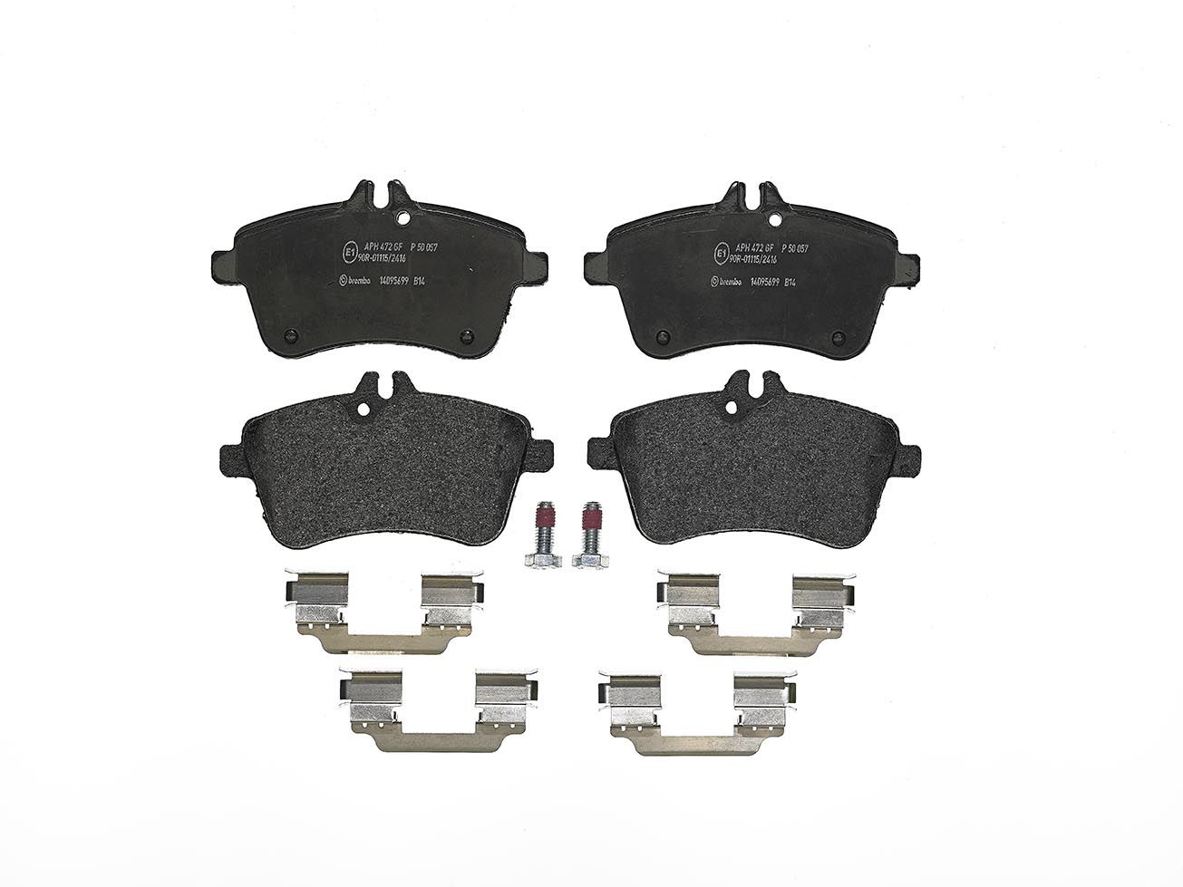 Brembo P 50 057 Bremsbelagsatz, Scheibenbremse