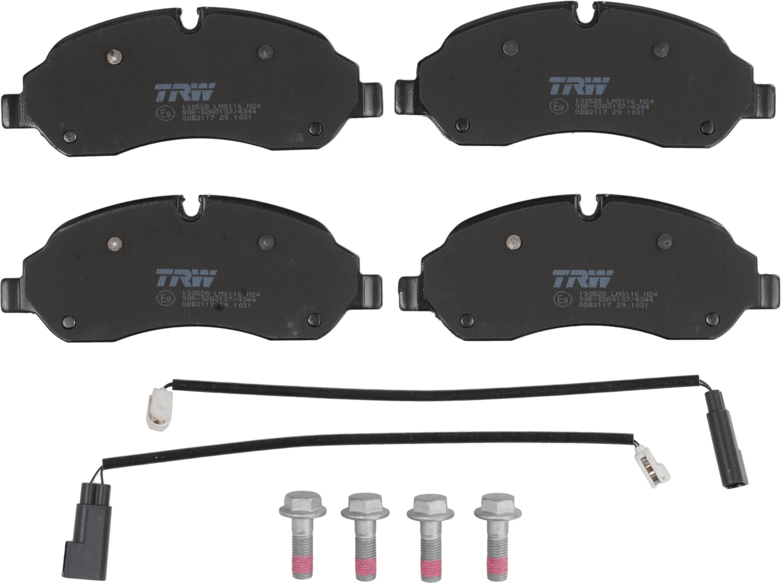 TRW DISC BRAKE PADS - TecDoc 2