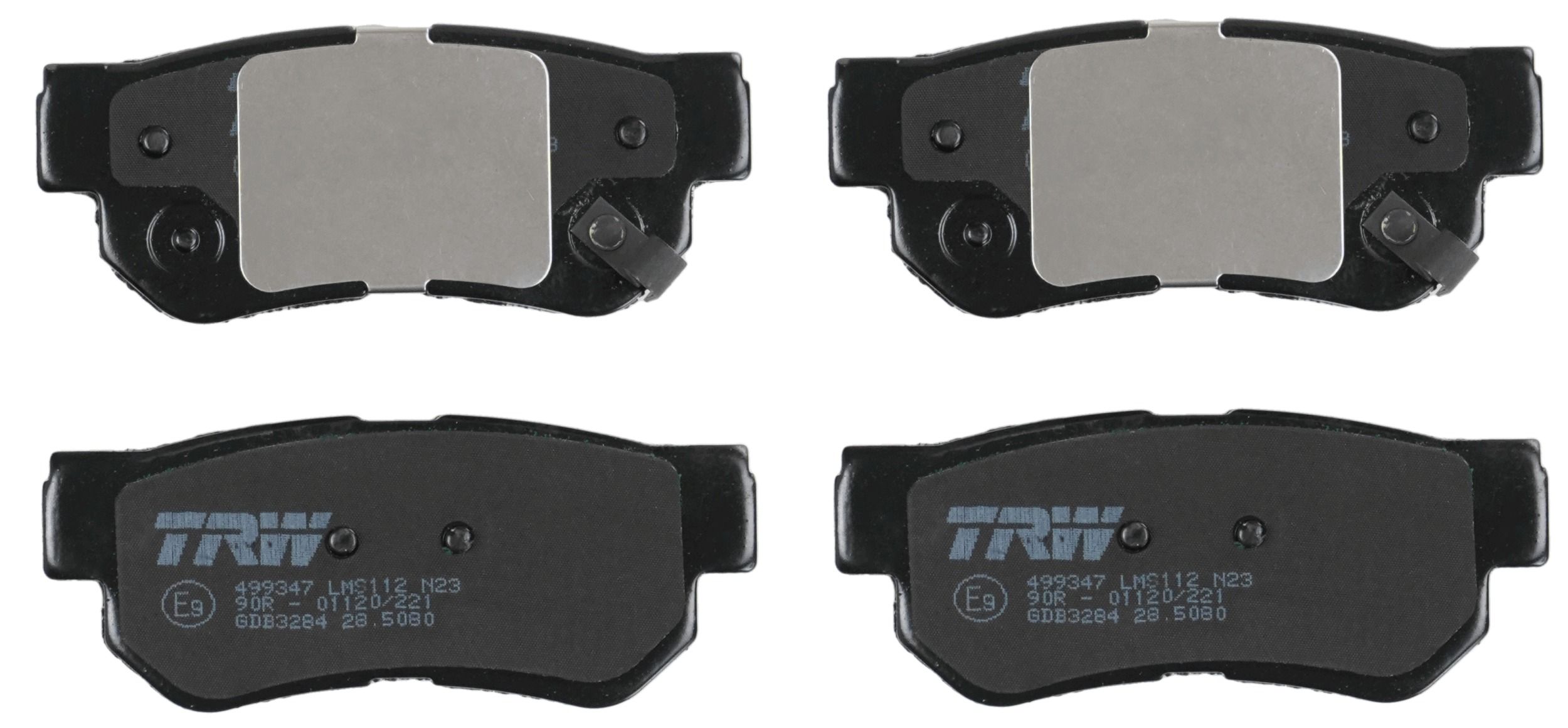 TRW DISC BRAKE PADS - TecDoc 2